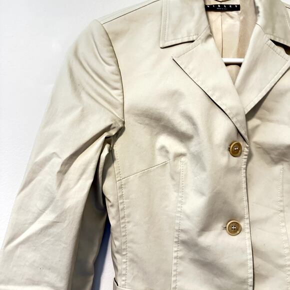 Sisley Classic Taglia Blazer Beige Size 38 - Picture 5 of 7